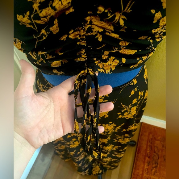 0XL Two Piece Ruched Floral Top Maxi Skirt Set / Excellent Condition ๐งก๐ค - Picture 8 of 12